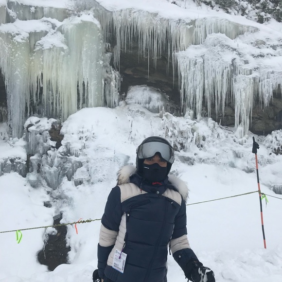 Rossignol Dark Blue Ski Jacket with White Accents